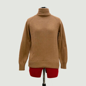 Pull à col roulé, couleur unie - I